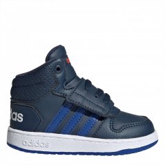adidas Hoops 2.0 Infant Boys Trainers Navy/Blue