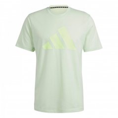 adidas Train Essentials Feelready Logo Training pánské tričko Green Spark