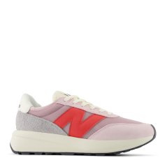 New Balance 370 Shoes Wht/Gry/Pink