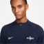 Nike Academy Pro Men's Full-Zip Knit Soccer Jacket Obsidian/White