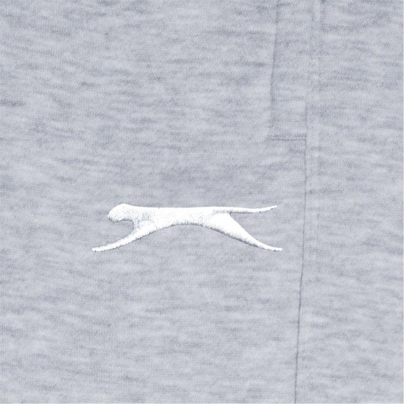 Slazenger Closed Hem Fleece Pants Junior Grey Marl