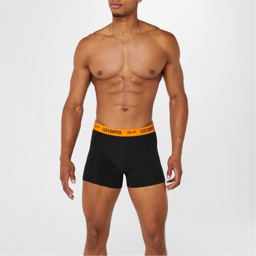 Lee Cooper Cooper Essential Boxer Trunk 10-Pack Mens Black with Multi Band