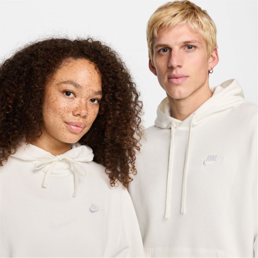 Nike Sportswear Club Fleece Pullover pánska mikina Sail/White