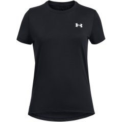 Under Armour Kids' Knockout Short-Sleeve Performance Gym Top Black