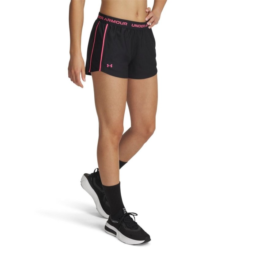 Under Armour Play Up Shorts Women's Black/Super Pin