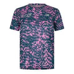 New Balance Women's Short Sleeve Performance Running Top Pink Heat