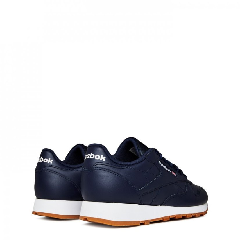 Reebok Classic Leather Mens Trainers Navy/white