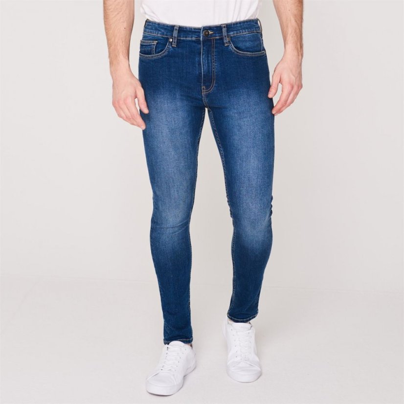 Firetrap Super Skinny Jeans Mid Wash 2