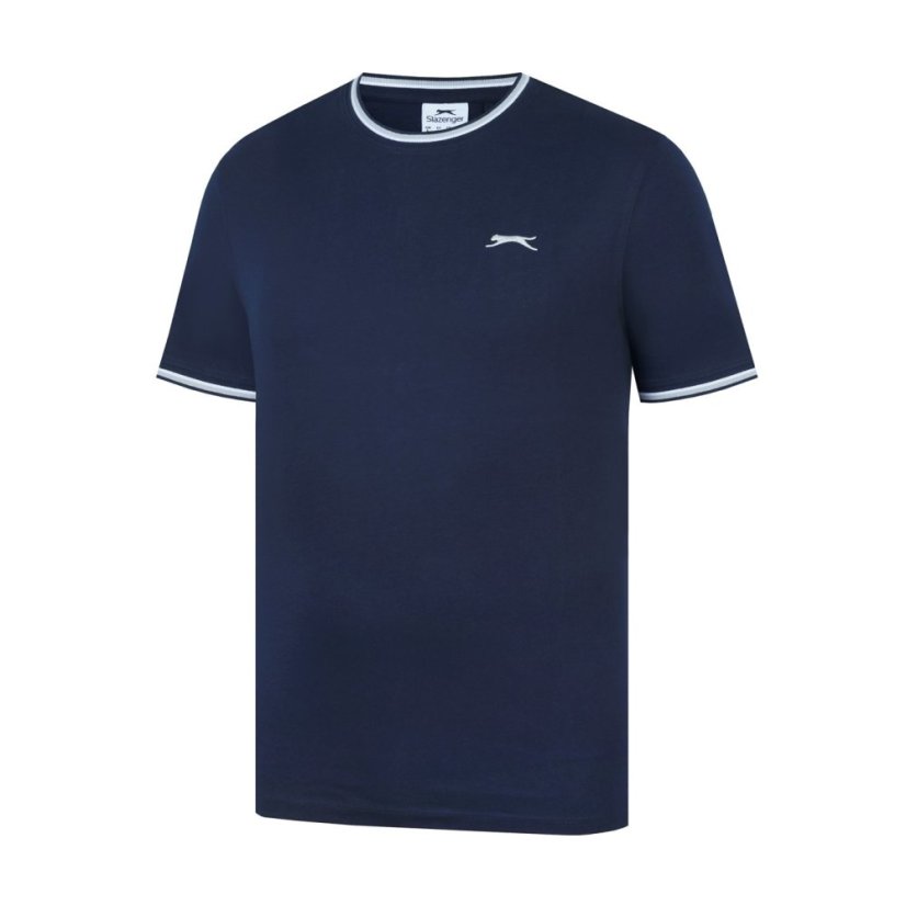 Slazenger Tipped pánské tričko Navy