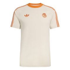adidas Mens Bayern Munich Originals T-Shirt 25/26 White/Red