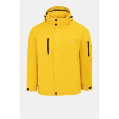 Gelert Men's Fleece Lined Windproof Detachable Hood Parka Yellow