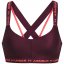 Under Armour Armour Ua Crossback Low Impact Sports Bra Womens Maroon