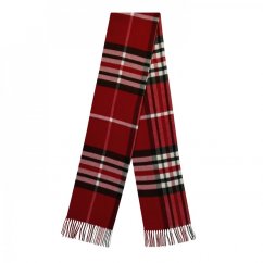 Linea Cashmink Scarf Red Check