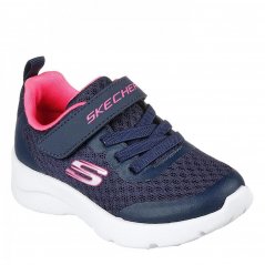 Skechers Dynamight 2.0 Infant Trainers Navy/Pink