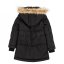 Lee Cooper Cooper Girls' Stylish Warm Jacket Black