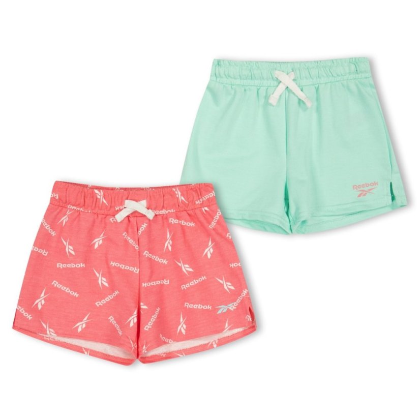 Reebok Kids' Jogger Jersey Shorts Strawberry