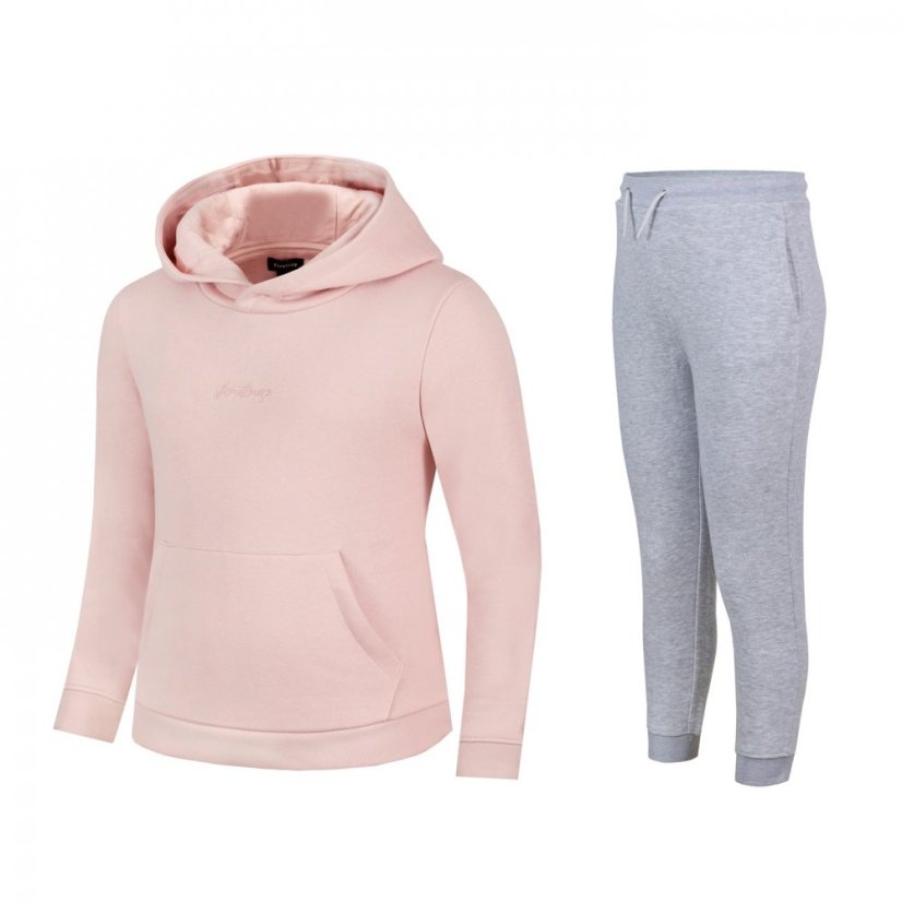 Firetrap Junior Girls 2pc Jogger Set Pink