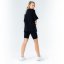 Hype Black Oversized T-Shirt and Cycle Shorts Women's Set Black