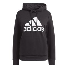 adidas Essentials Big Logo Fleece Hoodie Black