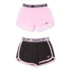 Reebok Kids' Mesh Jersey Jogger Shorts Black