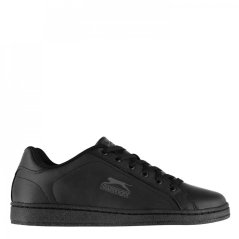 Slazenger Ash Lace Trainers Mens Black/Charcoal
