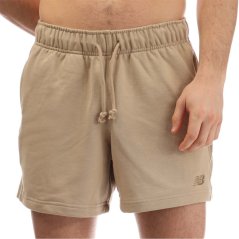 New Balance Athletics French Terry 5in Shorts Stone