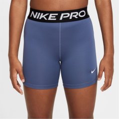 Nike Pro Shorts Junior Girls Diffused Blue