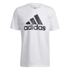 adidas Essentials Big Logo T-Shirt White