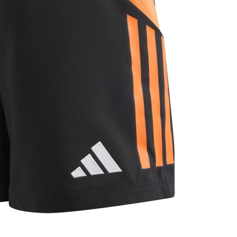 adidas Unisex Kids' Tiro24 Football Shorts Black/Solar Red