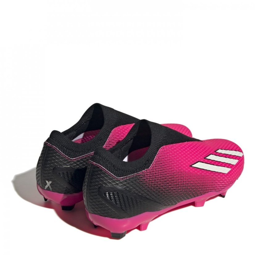 adidas X .3 Firm Ground Football Boots Pink/Black