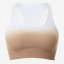 USA Pro Seamless Ombre Sports Bra Desert/White