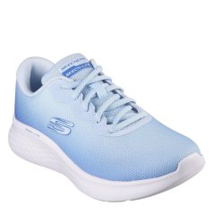 Skechers Ombre Engineered Mesh Lace-Up W Ai Slip On Trainers Womens Light Blue