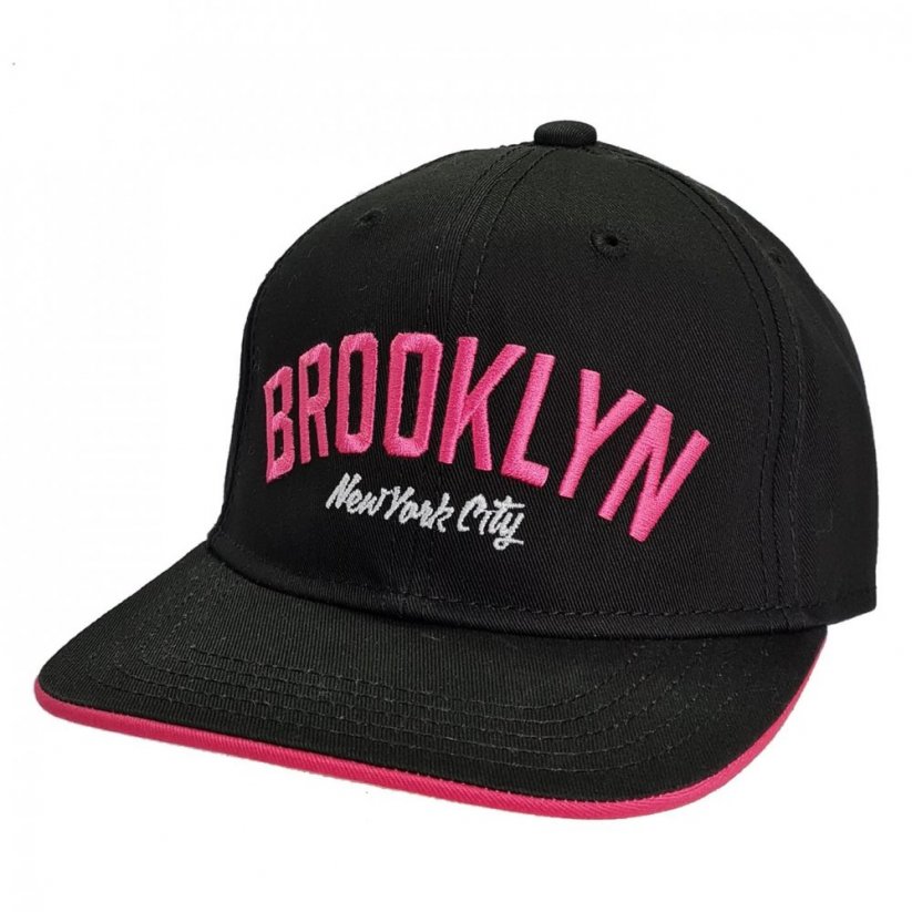 Fabric Brooklyn Snapback Cap Pink