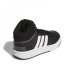 adidas Hoops Mid Shoes Juniors Black/White