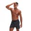 Speedo Check Leisure Swim Shorts Black/Grey