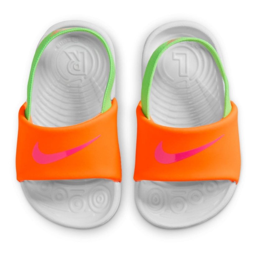 Nike Kids' Pool Sliders Orange/Hyp Pink