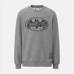 Character Mens Disney Fleece Crew Sweat Batman