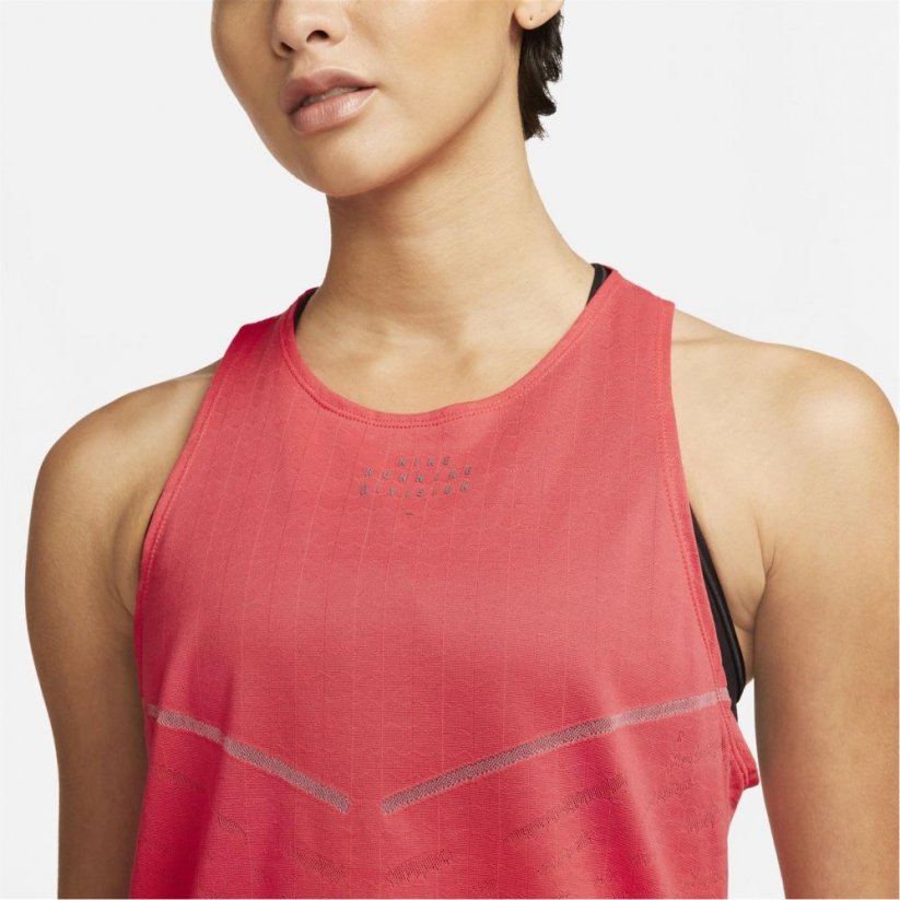 Nike Running Division Tank Top Womens Red