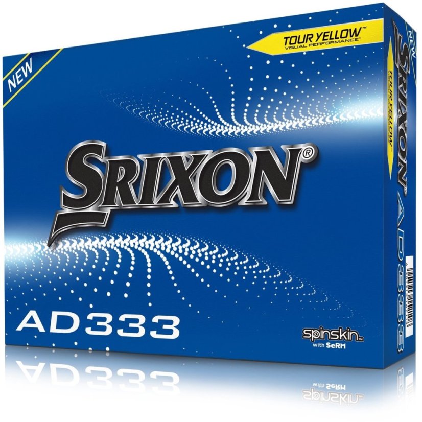 Srixon AD333 Golf Balls 12 Pack Yellow 12Pk