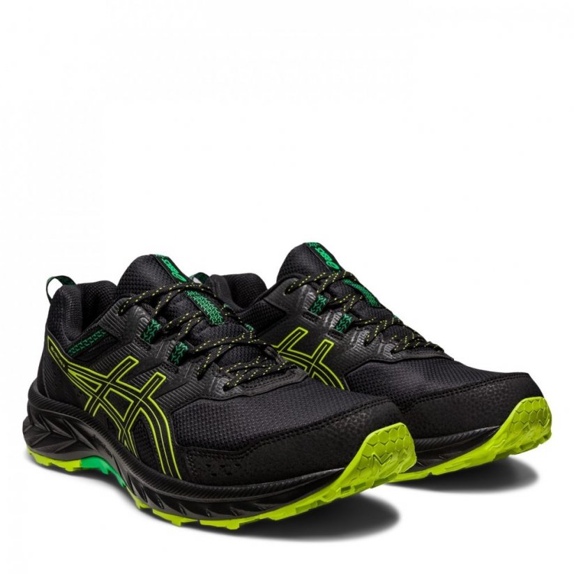 Asics Gel Venture 9 Men's Trail Running Shoes Black/Lime