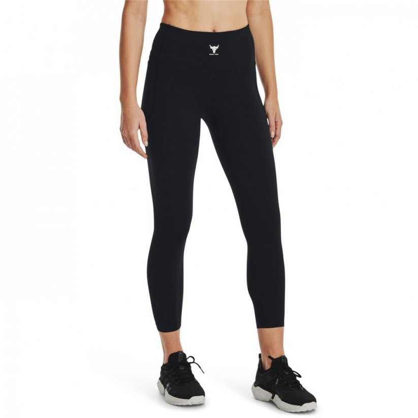 Under Armour Project Rock Meridian Ankle Leggings Black/Ivory