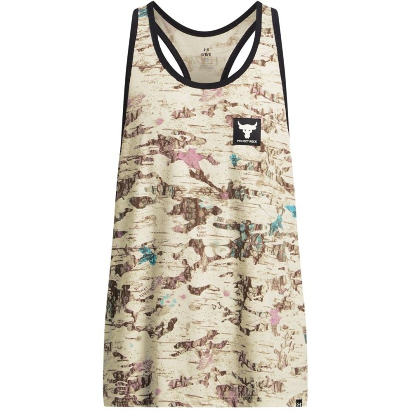 Under Armour Men's Camo Graphic Performance Gym Vest Brown