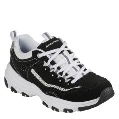 Skechers Women's I Conik Low-Top Trainers Black/White