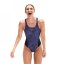 Speedo All-over Digital Record Breaker Swimsuit Womens Black/Blue