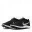 Nike Zoom Rival Distance Track and Field Distance Spikes Black/Silver