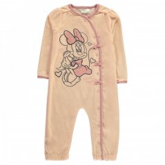 Character Enchanted Velvet Baby Sleepsuit Minnie Mouse
