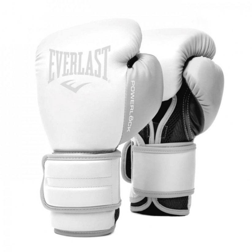 Everlast Powerlock Enhanced Training Gloves White