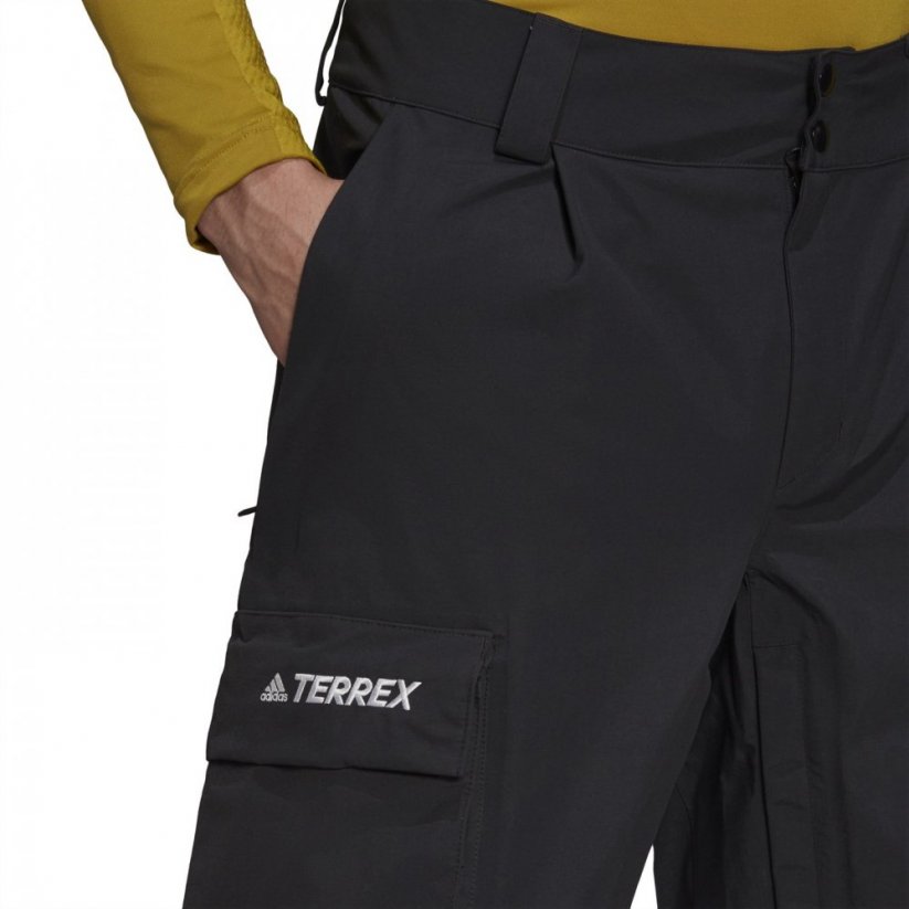 adidas Terrex 3-Layer Post-Consumer Nylon Snow Pants Mens Black