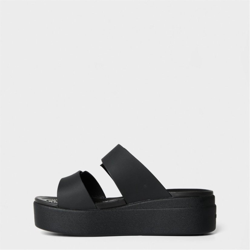 Crocs Women's Brooklyn Flat Sandals Black