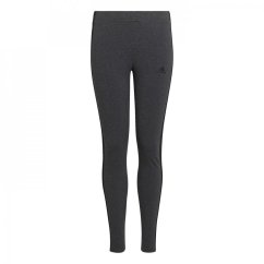 adidas Girls Essentials 3-Stripes Leggings Dark Grey